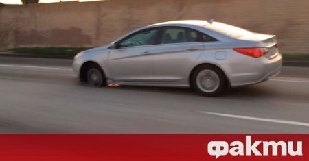 В Калифорния бе заснет необичаен седан на Hyundai Sonata на