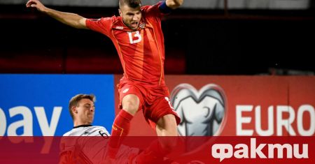 Капитанът на националния отбор на Република Северна Македония - Стефан