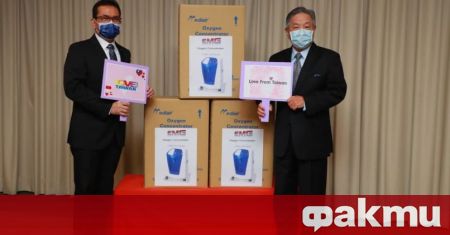 Общо 200 кислородни концентратора са дарени от Тайван на Индонезия
