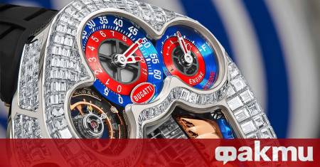 Bugatti си сътрудничи с производителя на часовници Jacob Co