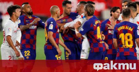 Отборите на Севиля и Барселона завършиха 0:0 в мач от