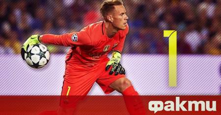 Вратарят на Барселона Марк Андре тер Стеген попадна в групата на