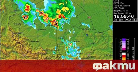 Две опасни бури удрят Северозападна България. Според радарите порой с