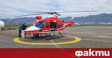 Медицинският хеликоптер е осъществил незабавно транспортиране на мъж от Бургас