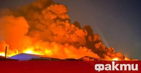 В белгийския град Вестерозбеке провинция Западна Фландрия избухна голям пожар