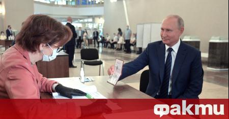 Първите официални данни от проведения референдум в Руската федерация показват