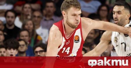 Александър Везенков изигра поредния си силен мач за Олимпиакос Грандът