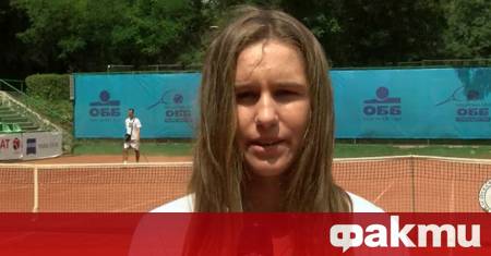 Българската тенисистка Гергана Топалова се класира безапелационно за втория кръг