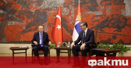 Сръбският президент Александър Вучич заяви в Анкара след среща с