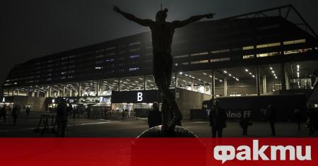 Статуята на Златан Ибрахимович пред стадиона на Малмьо ще бъде