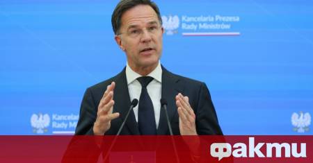 Генералният секретар на НАТО Марк Рюте заяви че европейските страни