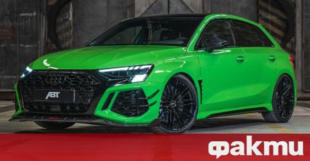 Audi RS3 може да се похвали с някои сериозни данни