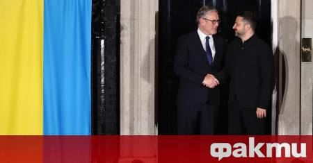 Украинският президент Володимир Зеленски благодари на британския министър председател Киър