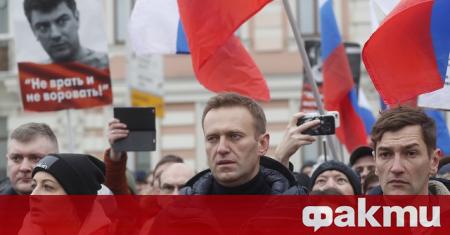 Руският опозиционер Навални който от вчера е в кома след
