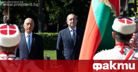Президентът на Португалия е на офиациално посещение у нас Днес