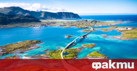 В Норвегия е построена една магистрала която впечатлява със своята