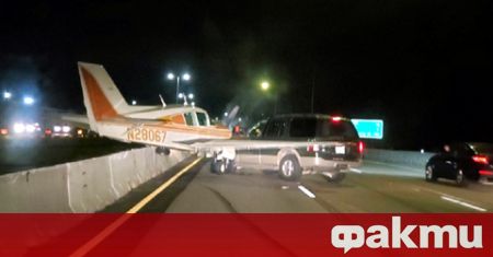 Едномоторен Bellanca Viking се приземи аварийно на оживена магистрала в