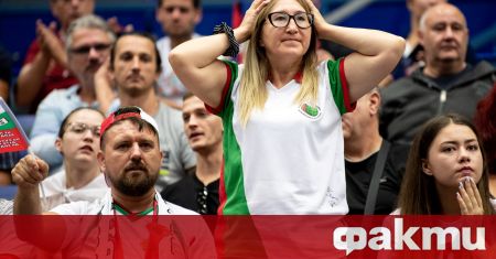Мъжкият национален отбор на България записа поражение срещу европейския шампион