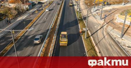 Днес се отваря за движение новоизграденият участък от бул Рожен