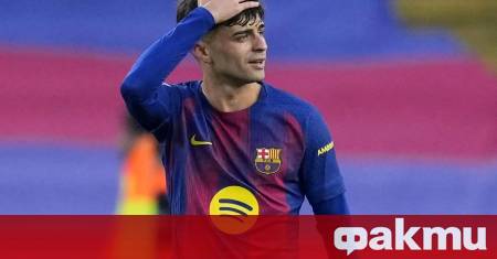 Полузащитникът на Барселона Педри даде откровено интервю пред клубните канали