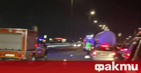 Тежка катастрофа на Околовръстното шосе на София По първоначални данни