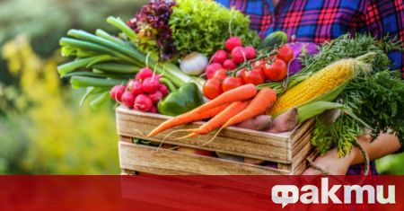 Със 17 по малко зеленчуци са произведени в България през 2020