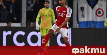 Френският национал и централен бранител на Арсенал Уилям Салиба