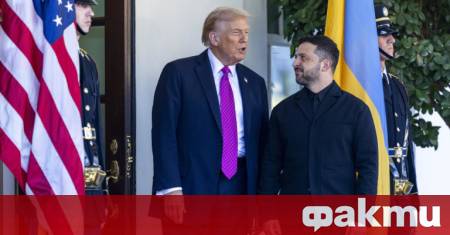Украинският президент Володимир Зеленски който се срещна с американския си