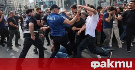Над 100 души бяха арестувани в Анкара по време на