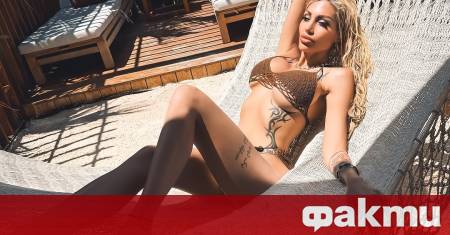 усото изкушение Джулиана Гани пръска сексапил на нова локация След