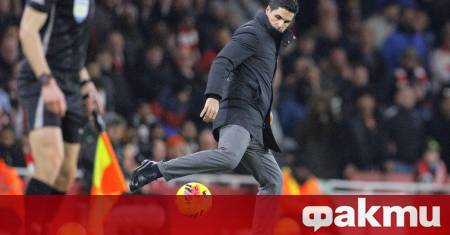 Мениджърът Арсенал Микел Артета не спести критиките към своите играчи