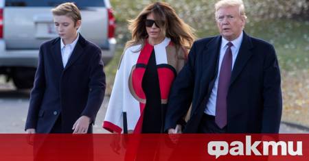 Барън Тръмп става вирусен в социалните мрежи където множество потребители