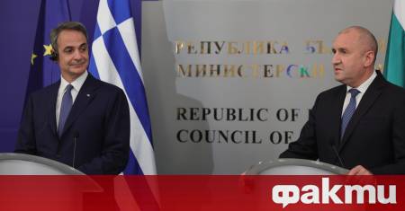 Гръцкият премиер Кириакос Мицотакис е на посещение у нас по