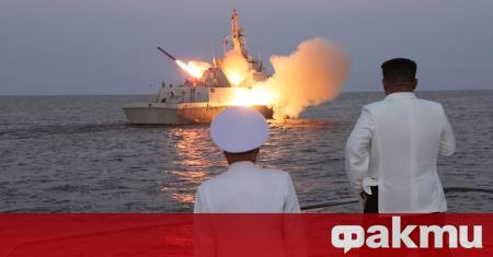 КНДР проведе учения по изстрелване на крилати ракети с голям