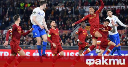 Рома се класиране на фазата на 1/4-финалите в Лигата на