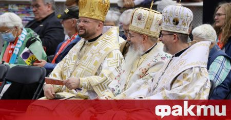 Водачът на униатската Украинска гръкокатолическа църква Святослав Шевчук се срещна