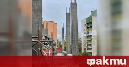 Сигнал за некачествено строителство в София Носеща колона на строеж