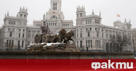 Няколко испански региона са в повишена готовност за приближаваща снежна