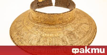 Тракийски нагръдник датиращ от IV в пр н е изработен