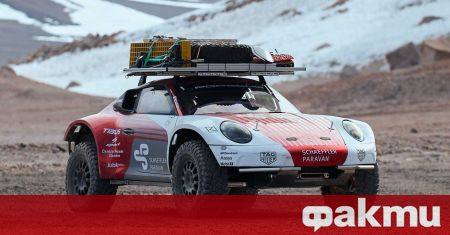 Модифицирано Porsche 911 успя да изкачи най високия вулкан в света