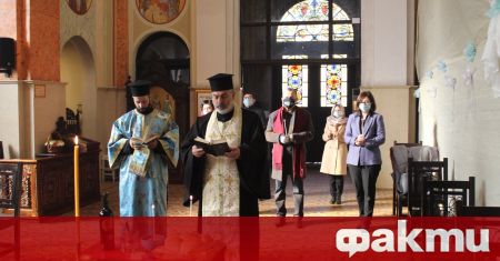 В църквата ′′ Св. Кирил и Методий в София беше