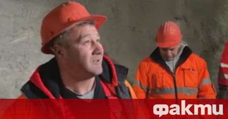 Инспектор председателят Бойко Борисов е на служебна разходка в тунел Железница