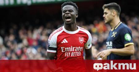 Една от най ярките звезди на лондонския гранд Арсенал Букайо