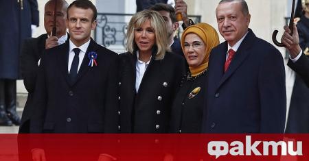 Турският президент Реджеп Тайип Ердоган обвини днес френския държавен глава