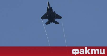 Пилотът на американски изтребител F 15 който се катапултира над