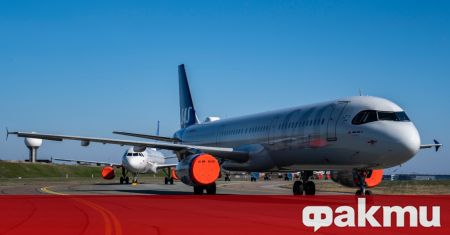 Скандинавската авиокомпания САС (SAS) отмени днес стотици полети на фона