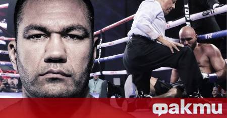 Българската звезда в професионалния бокс Кубрат Пулев и съперникът му