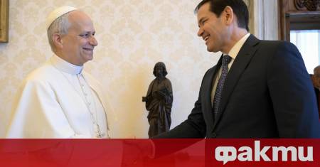 Папа Лъв Четиринадесети тази сутрин прие на аудиенция американския вицепрезидент