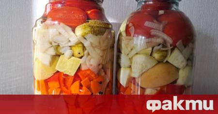 Необходими продукти Чушки 2 килограма Моркови 2 килограма Карфиол 2