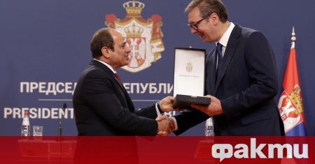 Президентите на Египет и Сърбия Абдел Фатах ас Сиси и